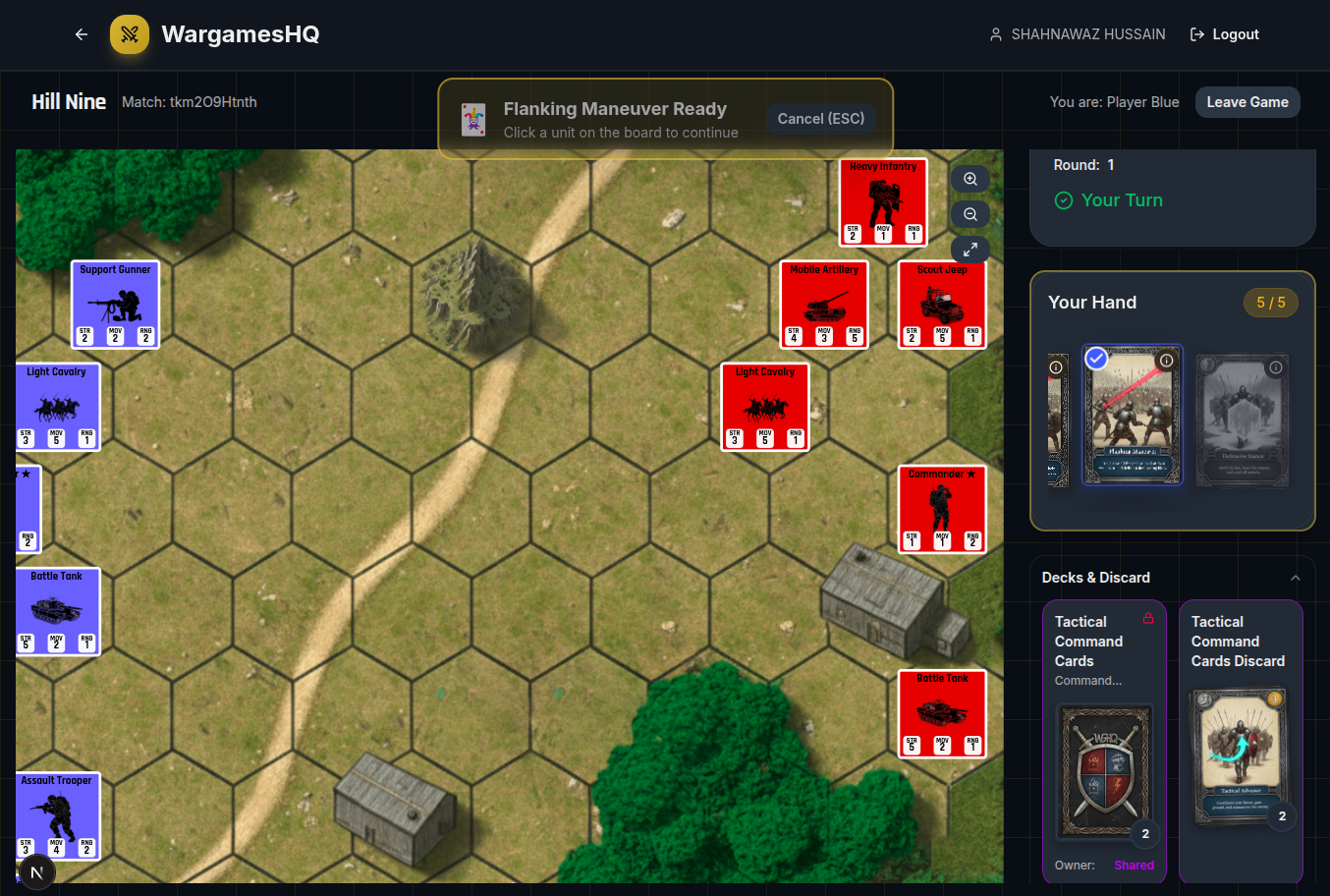 Strategic card-driven gameplay system